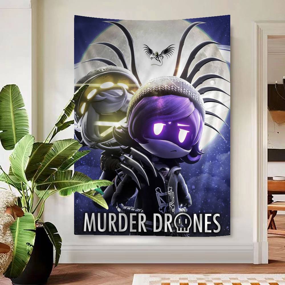 Anime Murder Drones Cartoon Tapestry Wall Hanging Decoration Household Home Decor