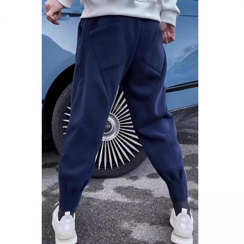 Autumn and winter new radish pants Internet celebrity loose sports casual pants trendy men solid color versatile Harlan sweatpants