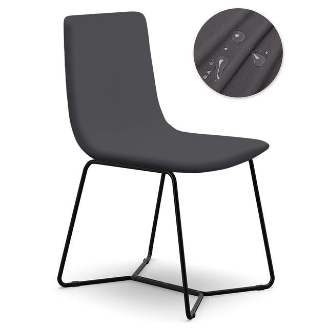 

Водонепроницаемый чехол на стул с короткой спинкой, чехол для сиденья, чехлы для гостиничных офисных стульев, домашнее кресло, чехол для стула из полиэстера 1 Piece серый