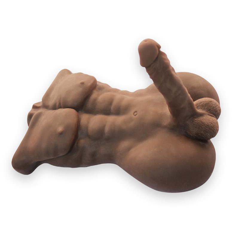 7KG Samice Macho Polotuhá Silikonová Panenka Hračka pro Dospělé Masturbace Sex Panenka