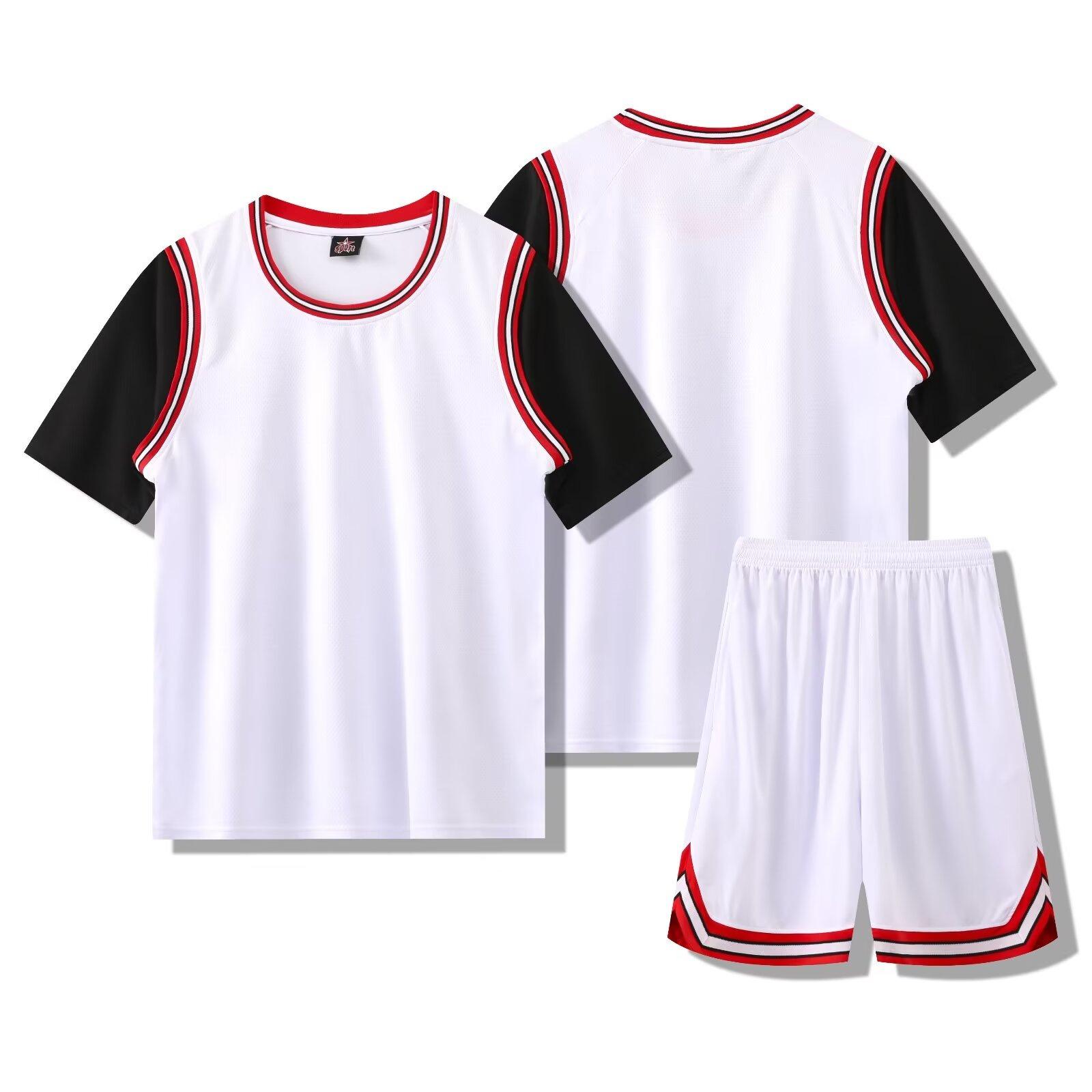 

163 Light Board Fake Two-Piece Set Filling L Master Basketball Suit Set Men S Team Jersey Adult Children S Clothing 4Xs-5Xl 5XL/190