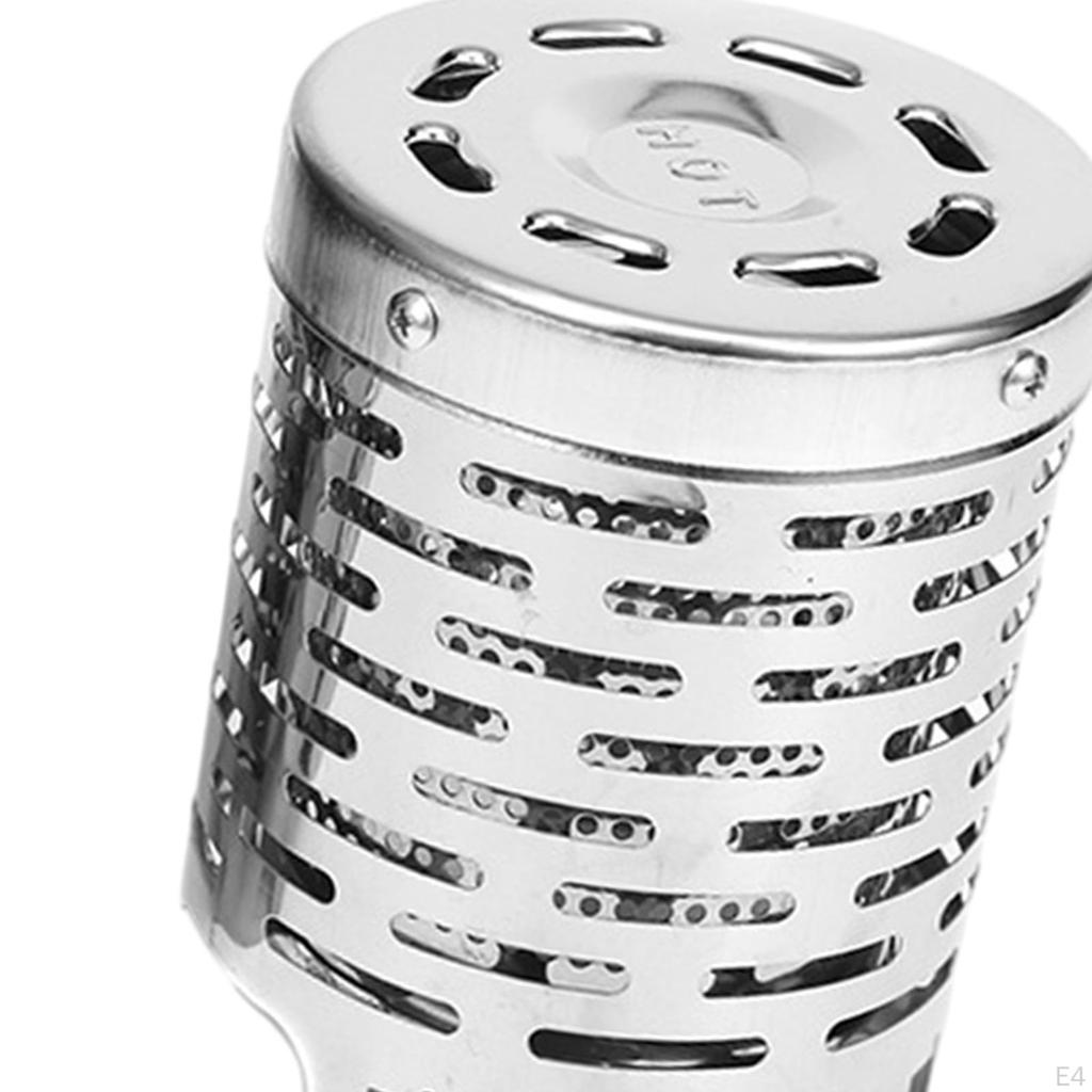 Camping Stove Gas Heater Stainless Steel Mini Cover Warming for Fishing, Indoor,