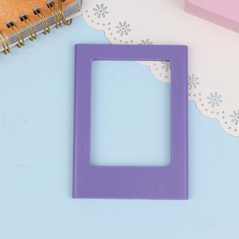 Magnetic Picture Frames For Refrigerator 3 Inch Fridge Color Photo Frame Magnets Album For Instax Mini Film Photo Frames Papers