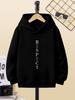 New Autumn/Winter Christmas Boys' Creative Letter Print Hoodie - Stylish Streetwear with a Loose Fit