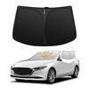 Windshield Sunshade for Mazda 3 BP Series UV No Suction Cups Light Blocking and Summer UV Easy Installation and Interior Includes Storage Bag