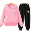Children Unicorn Hoodie 3-12 Years Boys Girls Red Casual Tops+Pants Sets Long Sleeves Autumn Fashion Kids Clothes