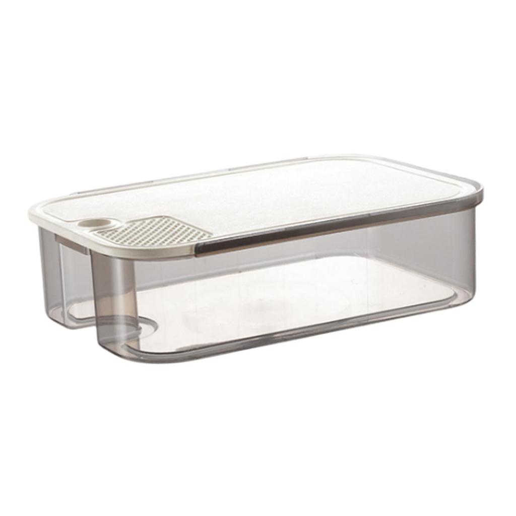 Food Storage Container Fridge Organizer with Lid Fruit Preservation for Camping