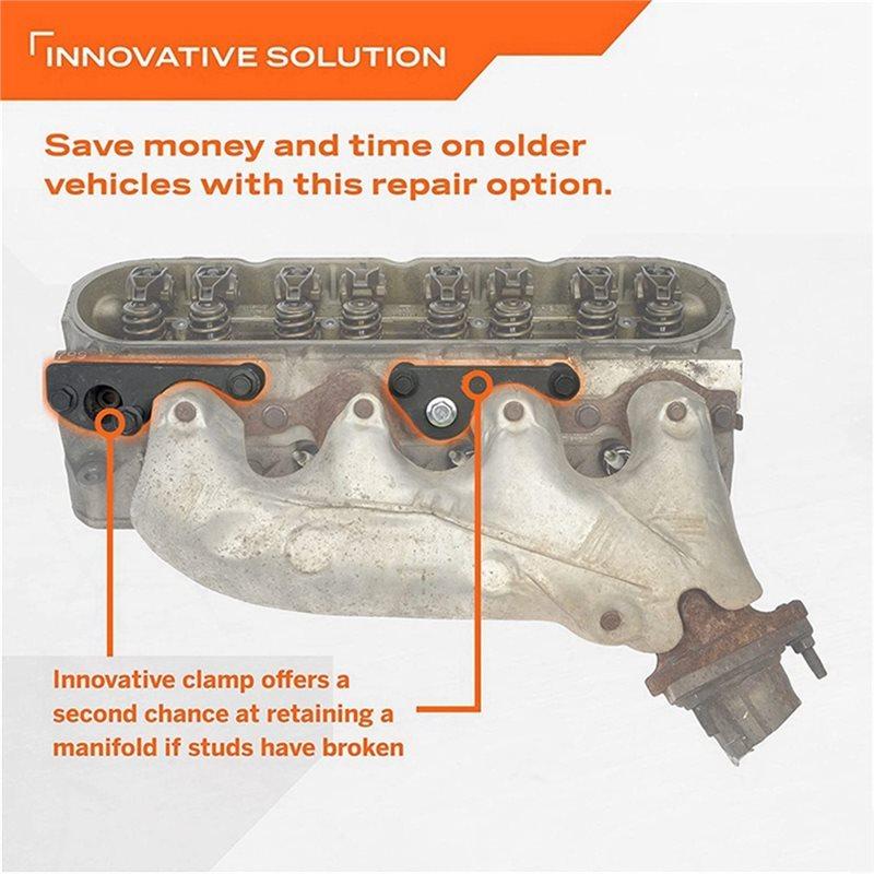 Clamp For Exhaust Manifold 917-142 Fits For Cadillac Escalade Silverado Tahoe GMC Yukon Sierra 1500 2500 Hummer H2