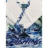 Dripping Men's Fishing Shirt - Long Sleeve Outdoor Fisherman Shirt with Perch Pattern