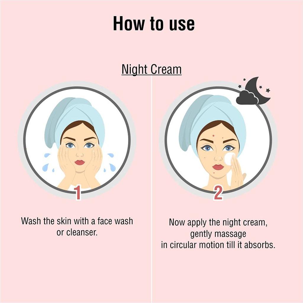 O3+ Dermal Zone Meladerm Intensive Skin Whitening Night Care Cream, 50ml