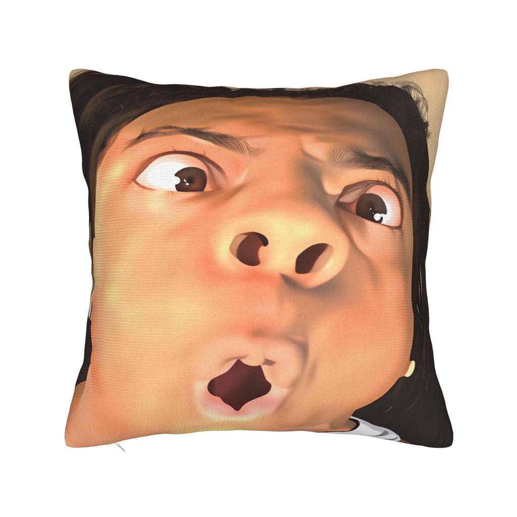 Ishowspeed Extra Meme Pillow Case Retro Trendy Pillow Cover Soft Pillowcases For Sofa Car Home Decor