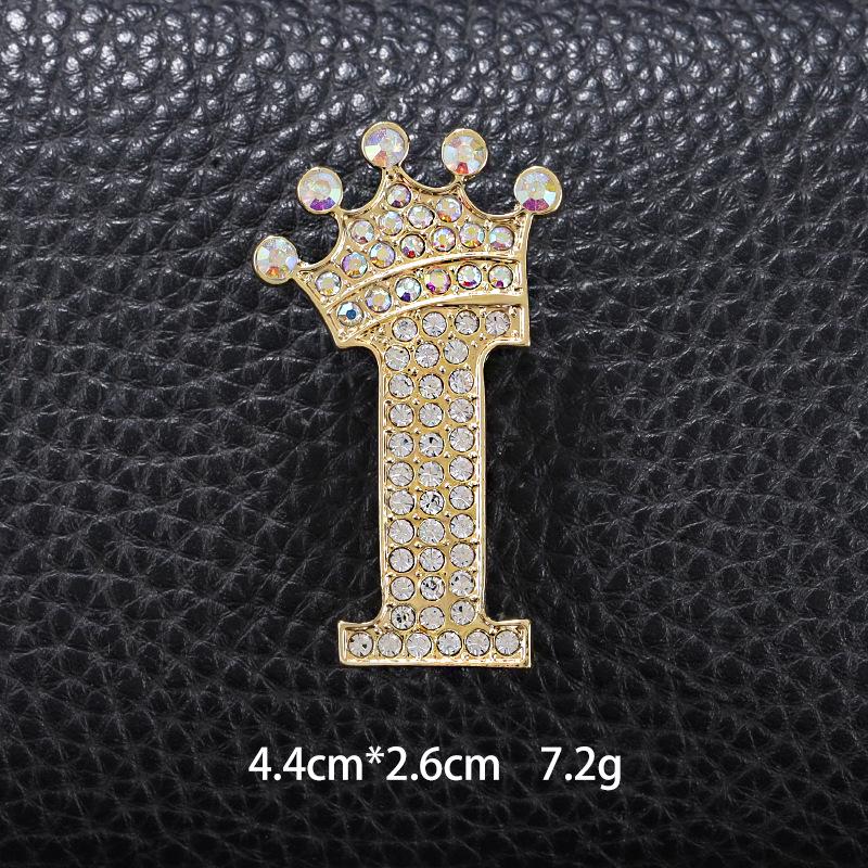 Unisex Versatile English Letter Brooch Lapel Pin for Suits and Clothing