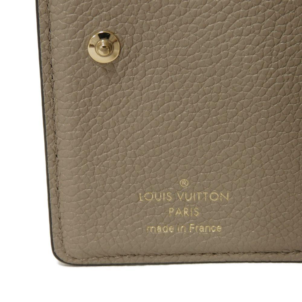 Used 12564 Portefeiulle Claire M80152 7941 Current LV Logo Greige RFID Monogram Empreinte Tourterelle Unisex from Japan