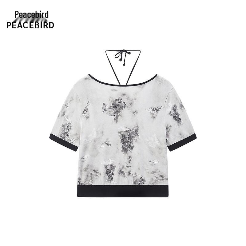 Dámský pletený pulovr s krátkým rukávem Peacebird