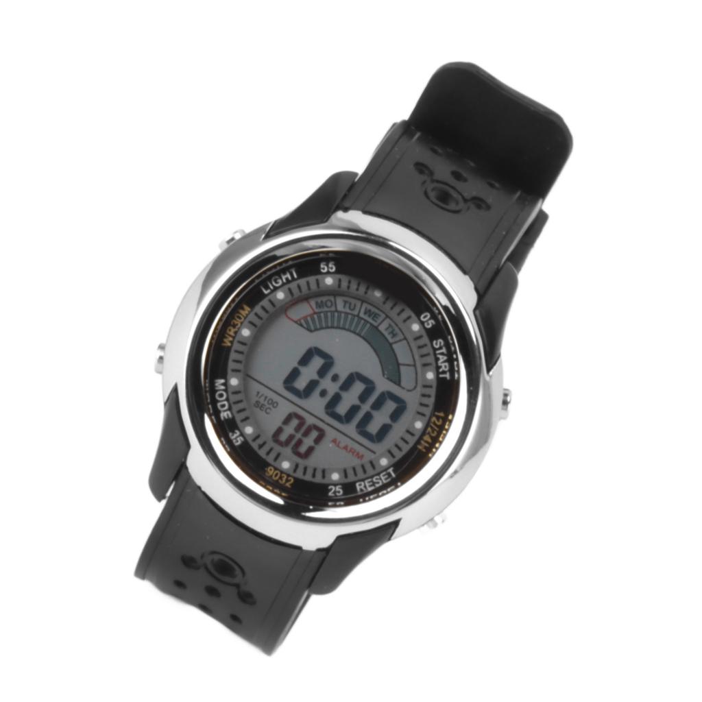 Sports Watch Luminous Waterproof Wear Resistant Alarm Function Stylish Digital Sports Watch for Outdoor Activities