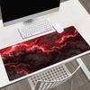 Powerful red glow Mouse pad Mouse Carpet Office Table Mat Mouse Pads Playmat Pc Decor Writing Mat For Laptop Desktop Home Work