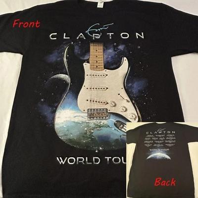 NEU!! Eric Clapton Welttournee 2025 Merchandise, Nachdruck T-Shirt Tops Tees Herren Damen