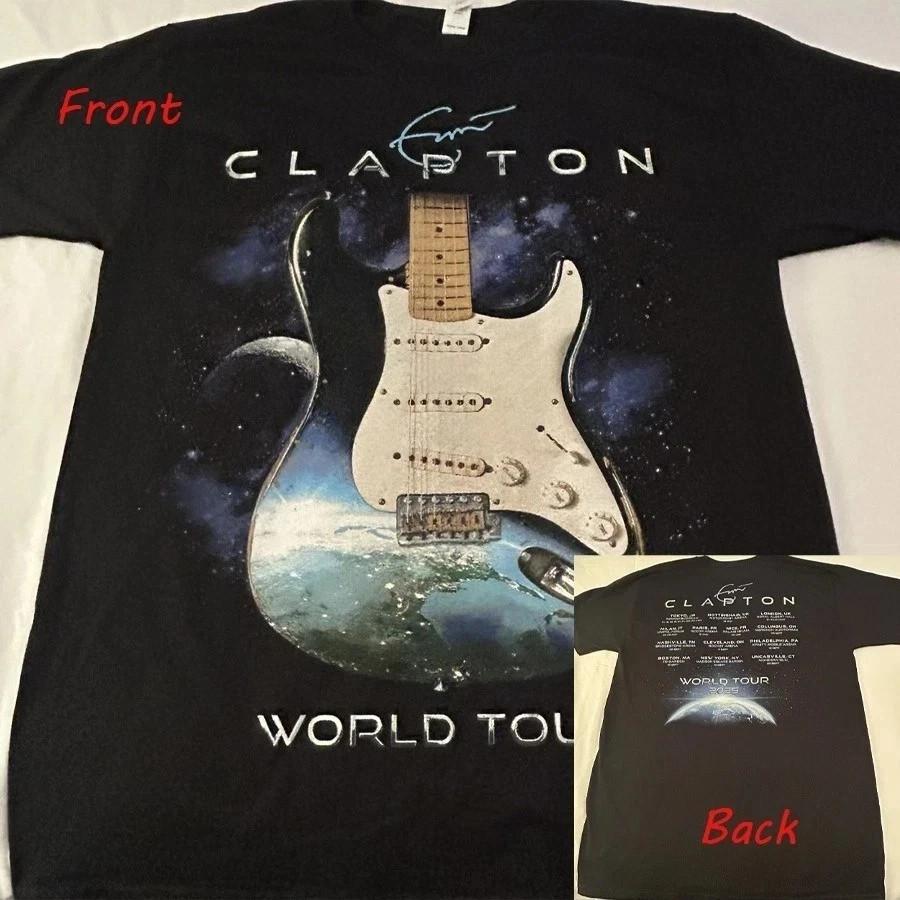 

NEW!! Eric Clapton World Tour 2025 Merch, Reprint T shirt Tops tees Men s Women s S