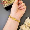 Stylish Graceful Simple Alluvial Gold Pi Xiu Bracelet Women's New Lucky Beads Bracelet Gold-Plated Bracelet Gifts for Girlfriend
