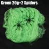 Artificial Spider Web Halloween Decoration Scary Party Scene Props Colorful Stretchy Cobweb Horror House Decorative Accessories