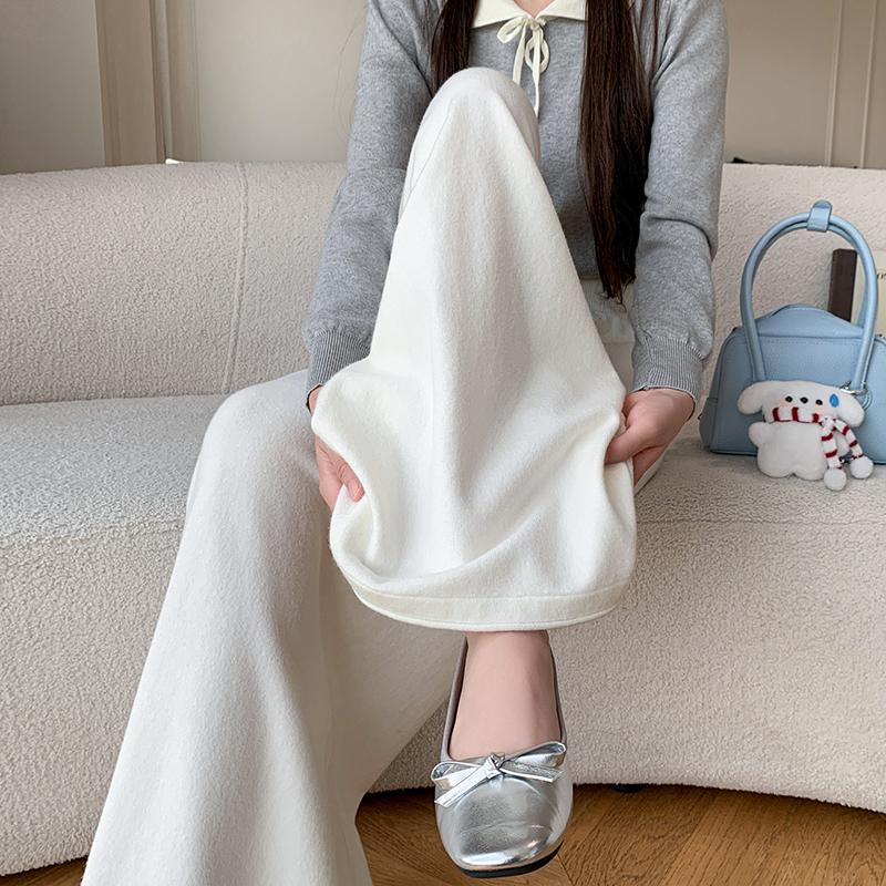 Soft and Cozy Wide Leg Pants, Perfect for Lazy Autumn and Winter Days