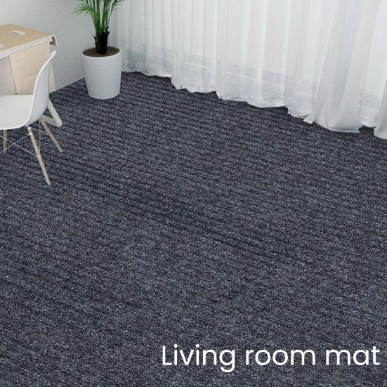 Heavy-Duty Doormat Absorbent Entrance Rug Floor Mat with Waterproof Rubber Backing Non-Slip Mud Dirt Catcher Commercial Doormat