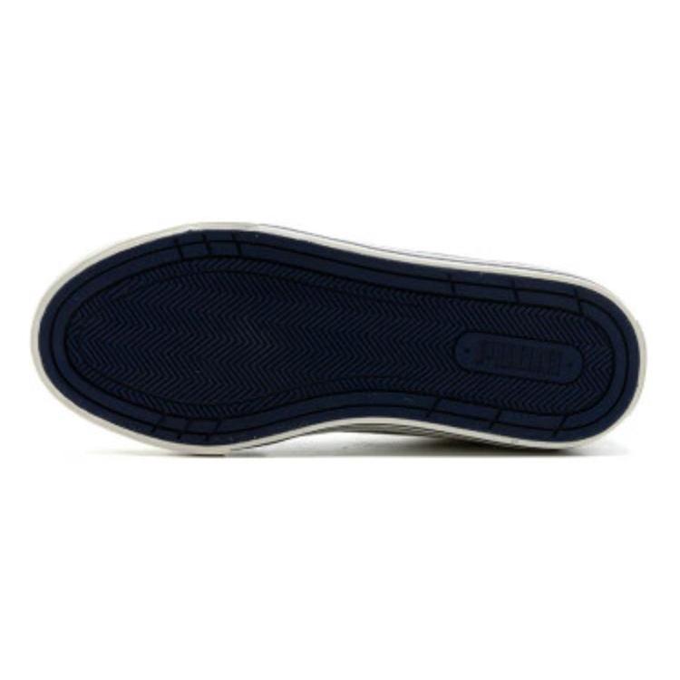 PUMA Court Classic Wear Resistant Breathable Cushioning Lightweight Low Top Skateboard Shoes Unisex White Blue