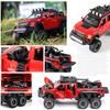 ABAF1 1/28 Scale Raptor F150 Alloy Truck Cars Model Toys Metal Diecasts Sound Light Pull Back Off-Road Vehicles for Kids Birthday Gift
