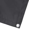 Balcony Privacy Screen Black 90 x 200 cm