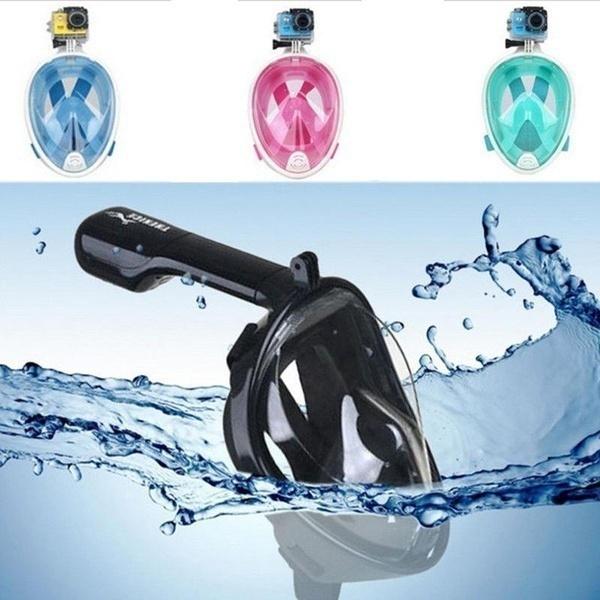 Anti Fog Full Face Diving Mask Diving Swimming Artifact Look Underwater ...