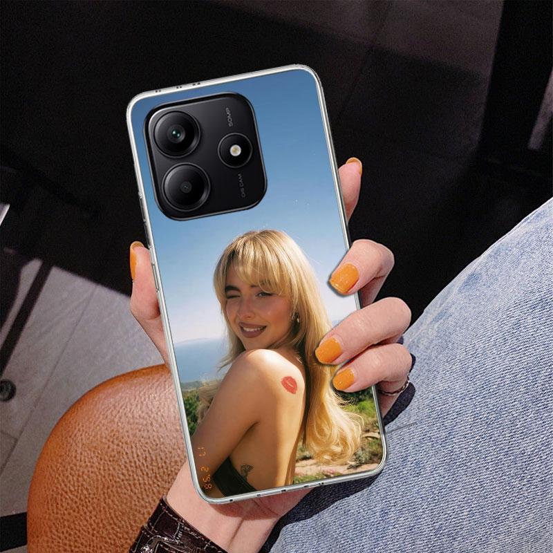 CR66 S-Sabrina C-Carpenter Phone Case For Xiaomi Redmi Note 15 14 13 12S 12 11 Pro Plus 14S 11S 11E 10 10S 11T 5G Personalized C
