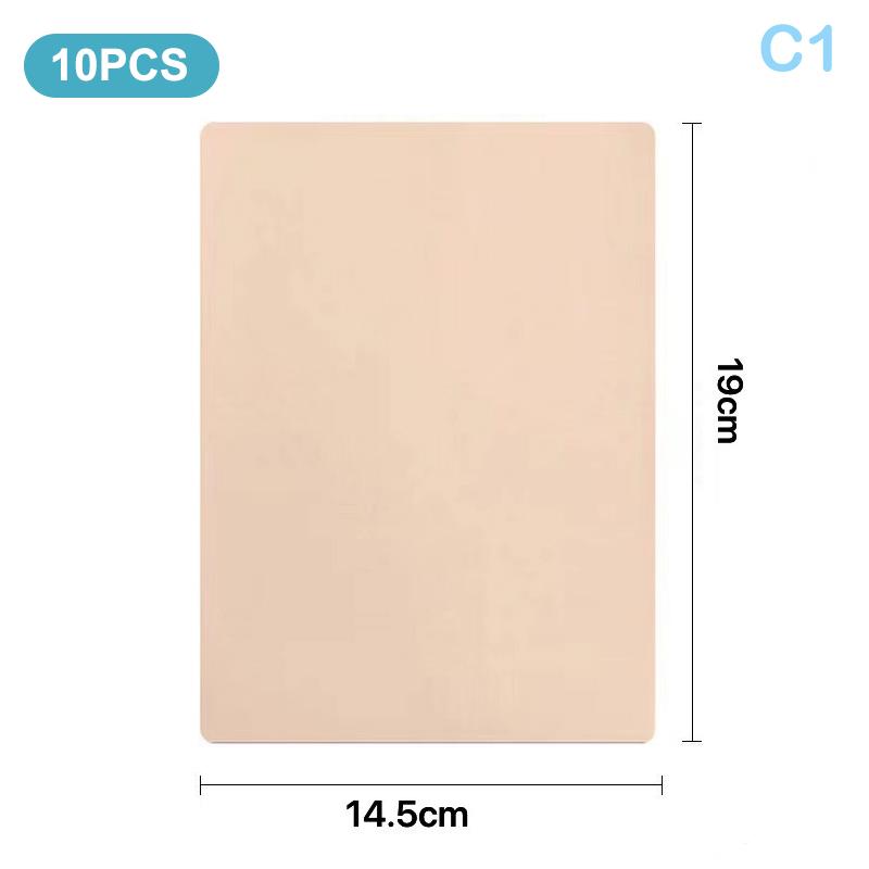 1/5/10 szt. Silikonowa Skóra do Ćwiczeń Tatuażu 1 mm Podwójna Sztuczna Skóra do Tatuażu Makijażu Permanentnego Materiały Treningowe dla Początkujących