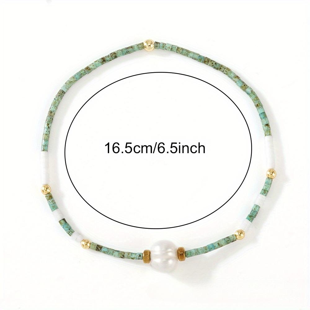 Vintage Ethnic Style Strung Imitation Pearl Women's Bracelet Bohemian Personality Holiday Accessories Jewelry