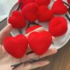 5-50pcs 3D Peach Heart Spring Hairclips for Students 2026 Valentine's Day Love Hair Hoop Children's Cute Hair Clip Headpiece