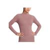 Nike Solid Color Round Neck Casual Long Sleeve T-Shirt Women Tops Pink FN3023-208
