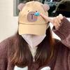 Korean Style Capybara Baseball Cap Embroidery Peaked Cap Casual Cartoon Sun Hat  Girl