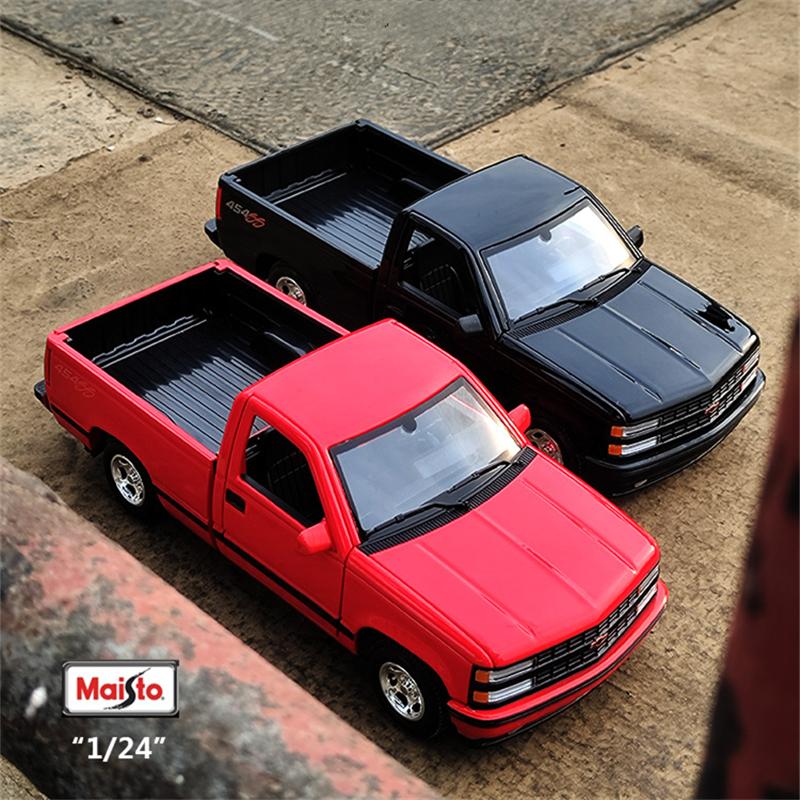 Maisto 1:24 Chevrolet 454 SS Alloy Pickup Car Model Diecast Metal Off-road Vehicles Car Model Simulation Collection Kid Toy Gift
