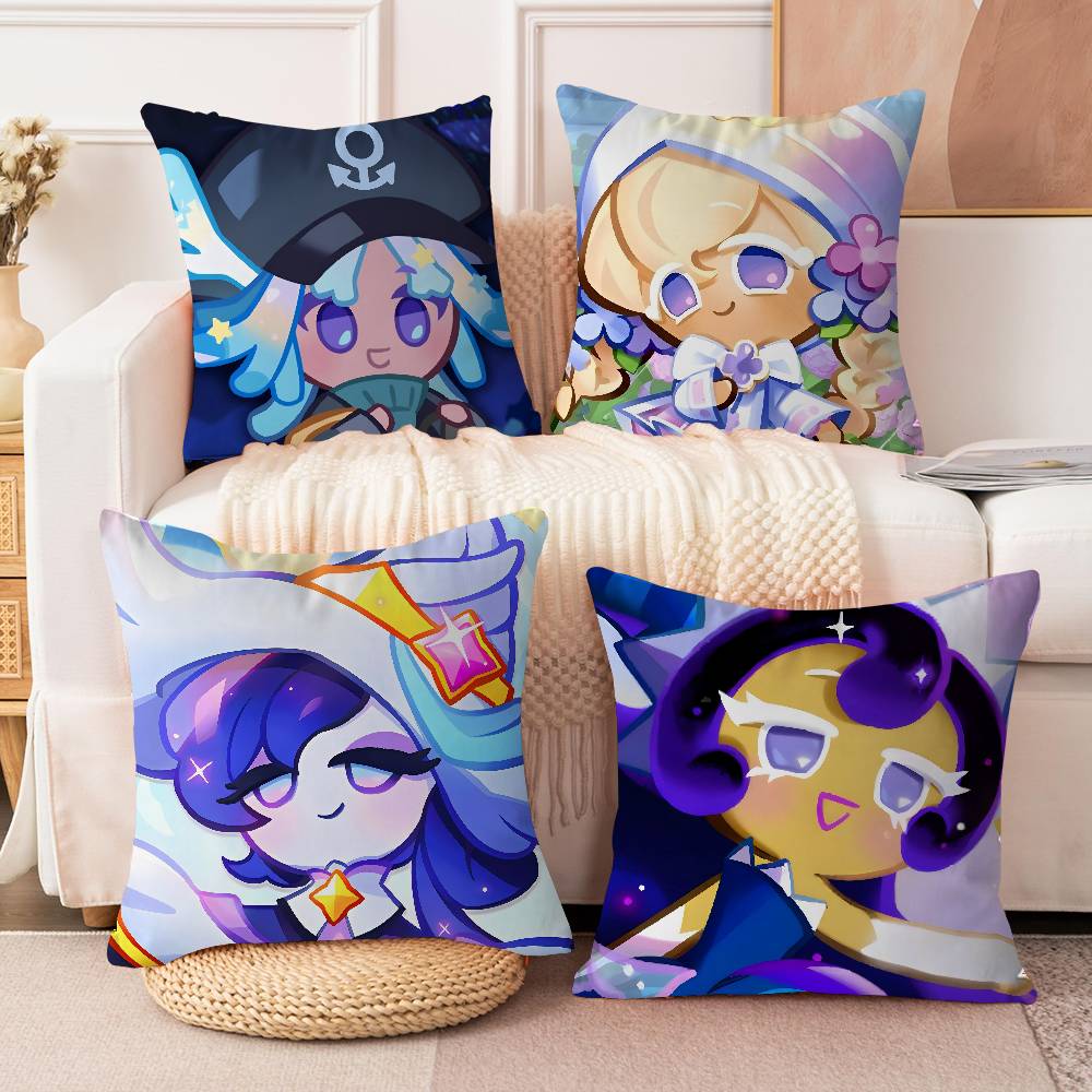 Game C-Cookie R-Run Pillow Cushion Cover Pillowcase Living Room Sofa Home Decor Customized