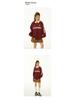 2025 Plus Size Retro College Style Polo Collar Sweatshirt for Women - Spring & Autumn Trendy