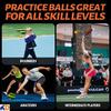 KNK Outdoor Pickleball Approved, 40 Holes for Maximum Flight and Durability Skill Levels and Ideal for Competitive Play Today (Pack of 4)