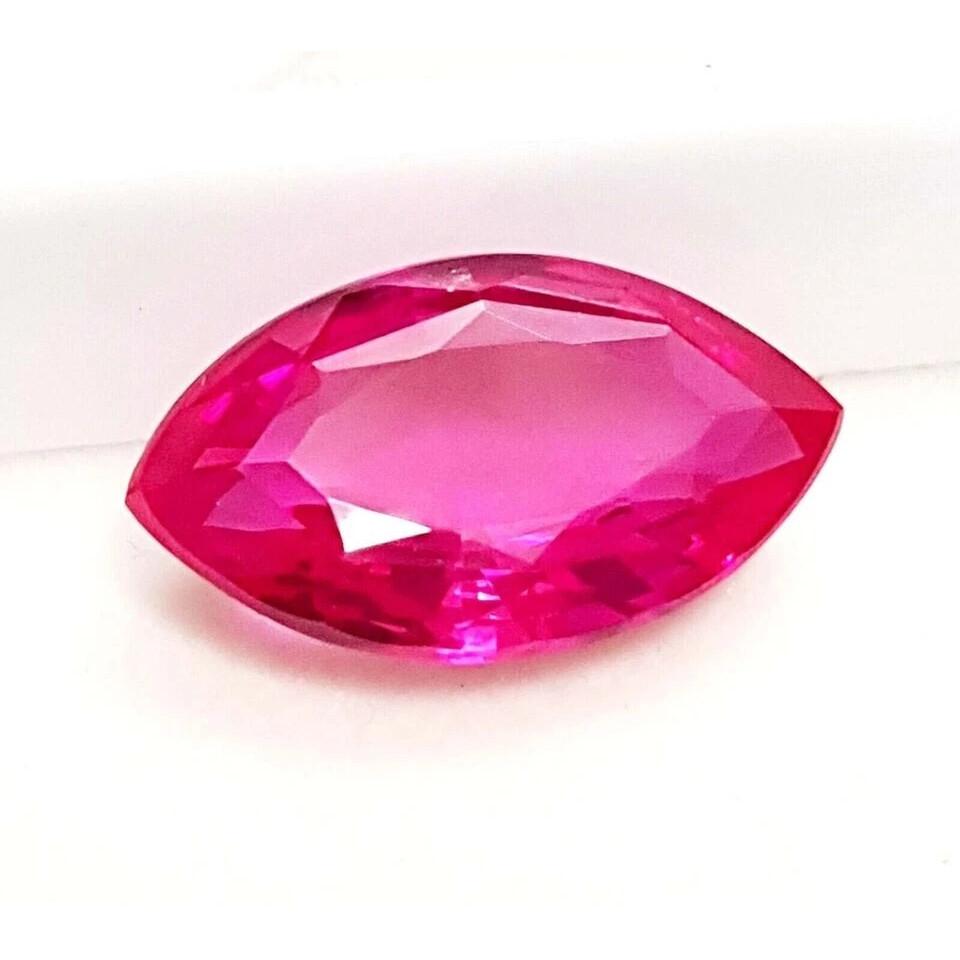 Natural Pink Sapphire Marquise Cut 10.90 Ct Rare Certified Loose Gemstone