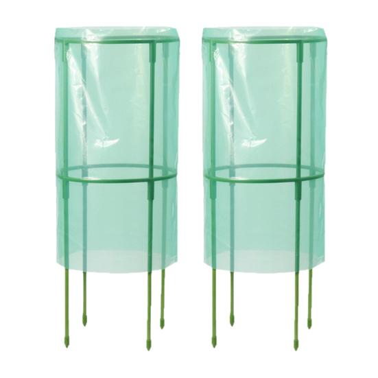 Frost Protection Plant Cage Ventilated Plant Guard from Animals Quick Setup Garden Cloches for Blueberry Bushes Vegetables Flowers Fruits Seedlings