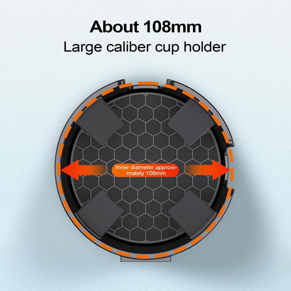 Car Cup Holder Expander Adjustable Car Holder Expander for Large Cups Secure Fit Adapter Multi-Functional for Smartphone Tumbler