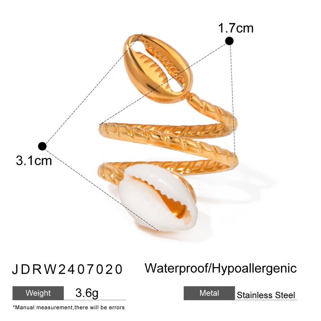 JYL TS Bracelet Bangle Shell Accent Elegant Style Brings Serenity & Abundant Blessings
