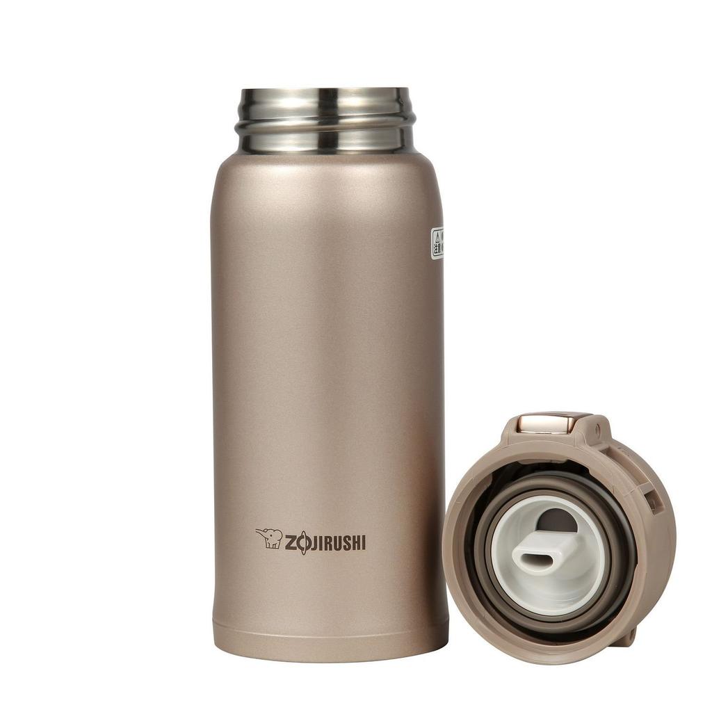 ZOJIRUSHI Water Bottle Direct Drinking Stainless Steel Mug 360ml Cinnamon Gold Lightweight Type SM-SA36-NM
