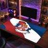 X2529==Serbia Crest Mouse Pad, Extended Non Slip Rubber Desk Mat for Gaming Office Laptop Fan Gift