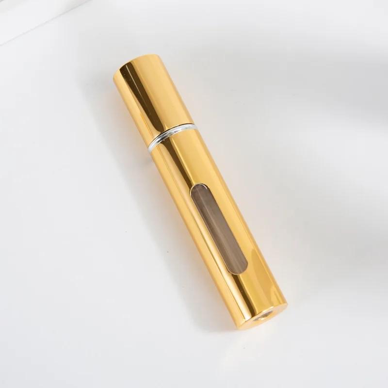 5/10ml Lahvička s rozprašovačem na parfém Mini Přenosná Plnitelná Hliníková Lahvička s Atomizérem Nádobka Plnění Parfému Cestovní Kosmetický Nástroj