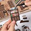 CRESYMME Miniature House Dollhouse Book Nook Kit Wooden DIY 3D Hobby Handmade Era General (Showa Store)