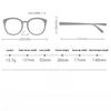 High Definition Comfortable Versatile Myopia Glasses New Fashionable And Trendy Anti Blue Light Metal Half Frame Myopia Glasses