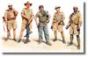 Master Box North African Allied Forces Soldier 4 British Commonwealth French Infantry 1 American Tank Soldier Plastic Model MB35094 1/35